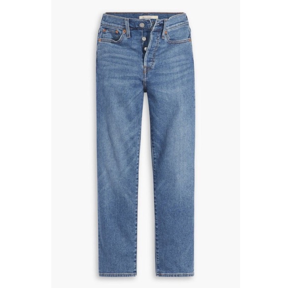 LEVI’S Wedgie Straight Fit Jeans in Summer Love In The Mist - Picture 3 of 14